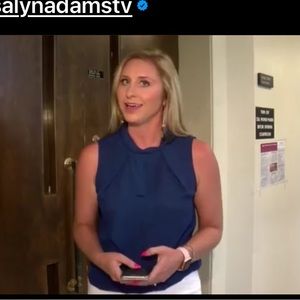 New York & Co Royal Blue Blouse